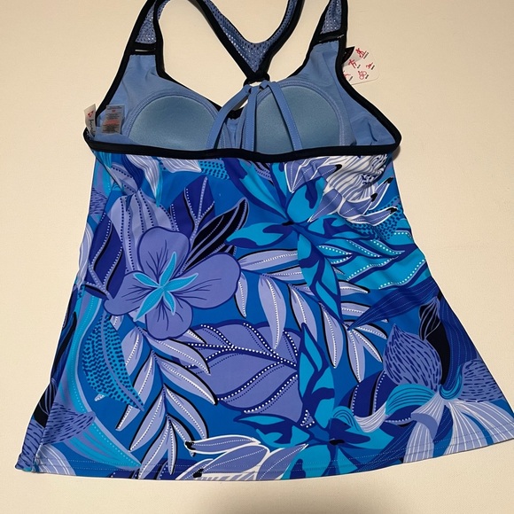 NWT Gerry Women's Sugarbush O-Ring Action Tankini with Bra Padding‎ Size Small - Picture 7 of 7